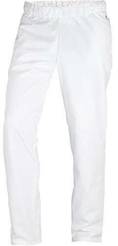 BP 1645-400-21-Mn Unisex-Hose, mit Gummizug in der Taille, 215,00 g/m² Stoffmischung, weiß, Mn
