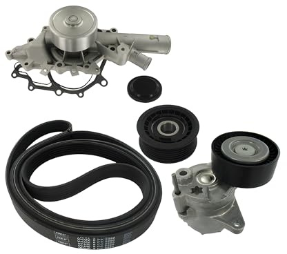 SKF Water Pump And V-Ribbed Belt Kit With Seals VKMC 38021 Height 190 mm Length 275 mm Width 250 mm - OE Quality