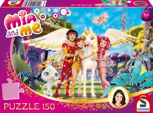 Schmidt Spiele 56034 – Mia and Me, Onchao und seine Freunde, Puzzle, 150 Teile