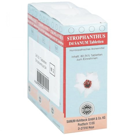 STROPHANTHUS D 4 Sanum Tabletten 3X80 St