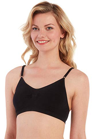 MAGIC Bodyfashion Damen Comfort Bra with Spaghetti Straps BH, Black, XL