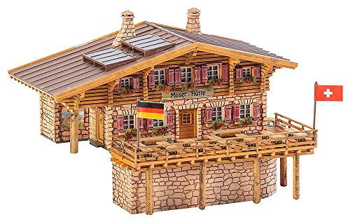 Faller FA 232356 - Hochgebirgshütte Moser-Hütte, Zubehör für die Modelleisenbahn, Modellbau, verschieden
