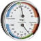 TFA Dostmann Analoges Thermo-Hygrometer, 45.2040.42, zur Kontrolle von Temperatur und Luftfeuchtigkeit, gesundes Raumklima, mit Komfortzonen, silber