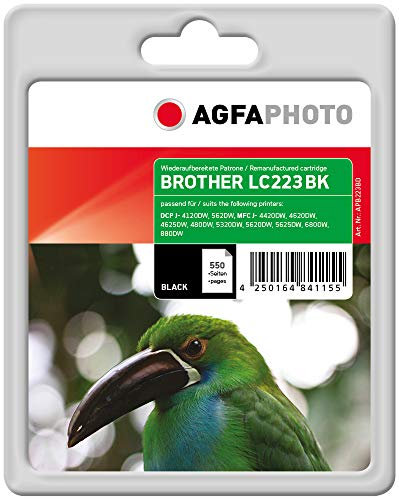 AgfaPhoto APB223BD Remanufactured Tintenpatronen Pack of 1