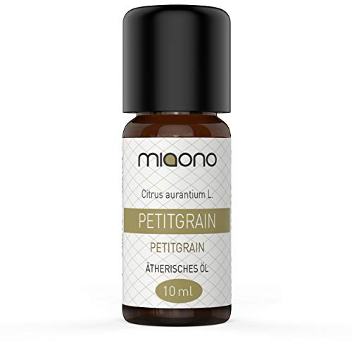 Petitgrain Öl - 100% naturreines, ätherisches Öl (10ml) von miaono (Glasflasche)