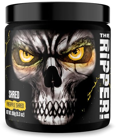 JNX SPORTS The Ripper! Fat Burner Pre Workout for Men & Women – Thermogenic Fat Burning Powder & Appetite Suppressant, Boost Energy & Endurance – Pineapple Shred, 30 Servings