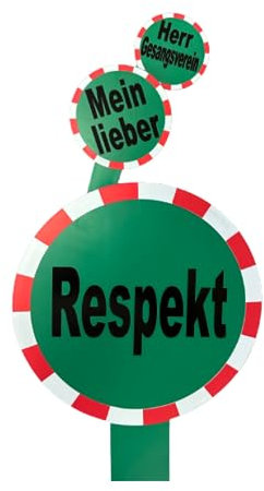 Louche originale TV Total Kelle Pfui / Respect, louche amusante avec dicton TV total truelle