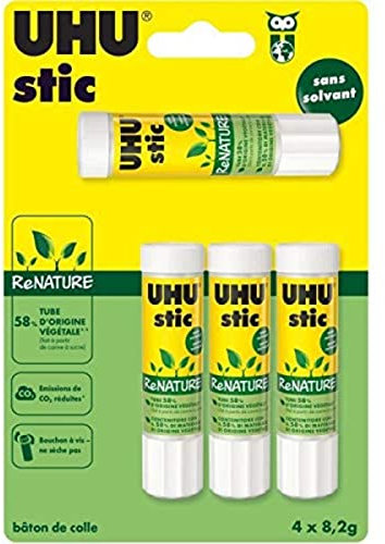 Uhu 4 tubes de colle, 8,2gr - ReNature..