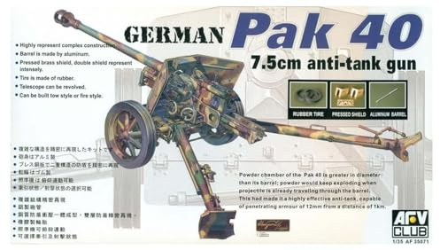 AFV-Club 35071 - Modellbausatz PAK40 Gun 76 mm