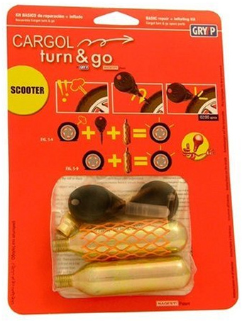Cargol K006 Tyre Repair Kit with 2 CO2 Cartridges