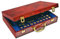 Safe 259 Ronce de Bois Caissette à Monnaie Premium en Optique laquée | pour 60 Sets de pièces de Monnaie Euro | Format : 410 x 255 x 85 mm
