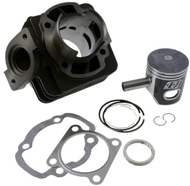 Zylinder Kit NARAKU 75ccm - KYMCO KB 50 Meteorit Scout 50 | Grauguss-Sportzylinder für Roller, stehend GR1-Motor, 12mm Kolbenbolzen, mit Dichtsatz und Kolbensatz, ohne Zylinderkopf