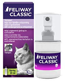 FELIWAY® Classic Spray 20 ml | Stressfreie Reise & Transport für Katzen