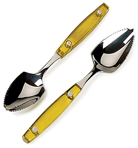 RSVP International Endurance Grapefruit Tool Collection Stainless Steel, Dishwasher Safe, Spoon Set