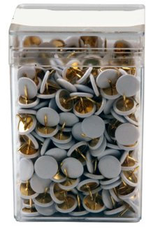 650 Reissnägel Reißbrettstifte Reißzwecken Heftzwecken weiß