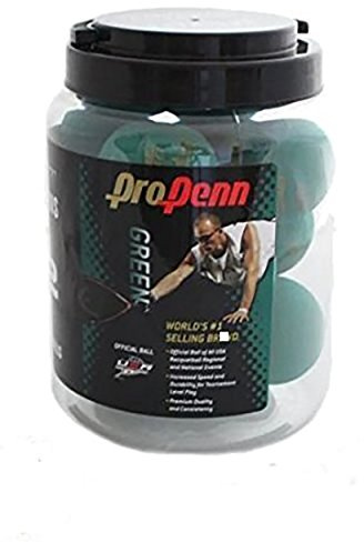 Penn Pro Racquetball-Krug, Grün, 12 Bälle