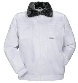Planam 0363064 Outdoor Gletscher Comfortjacke, Weiß, Größe XXXL
