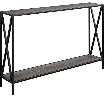 Convenience Concepts 161574 Tucson Storage Console Buffet Weathered Gray