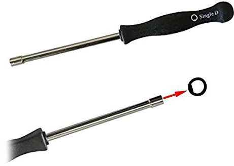 NUOLUX Outil de réglage de carburateur Carb régler tournevis Tournevis Fit tronçonneuse souffleur taille-haie Carb D unique