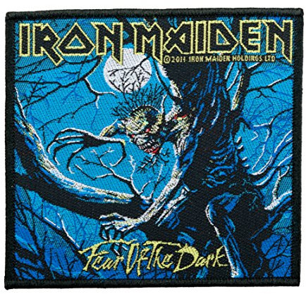 Halle 15 Clothes Iron Maiden - Fear of The Dark [Patch/Aufnäher, Gewebt] [SP2564]