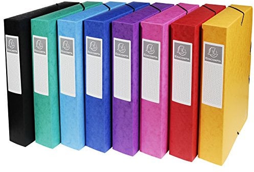 Exacompta 50600E Scatole Archivio, 24x32 cm, Multicolore