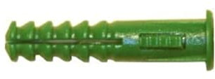 Ram - Cheville avec Collerette, 6mm x 30mm, Vert, Boîte de 250