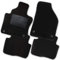 Bär-AfC Auto Fußmatten Exklusiv passend für Nissan Qashqai J11 2014-2021, Autoteppiche Velours Schwarz, Rand Kettelung Schwarz, Trittschutz Kunststoff, Set 4-teilig, NI09475
