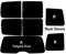 PSSC Pre Cut Rear Car Window Films for Peugeot Partner 1996 to 2016 05% Very Dark Limo Tint