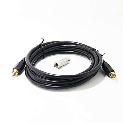 Ancable RCA Video Cable with RF TV Connector for Atari 2600 Jr 7800 Colecovision Intellivision 6ft