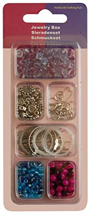 Vaessen Creative Schmuck-Organizer Aufbewahrungsbox Mehrfarbig One Size
