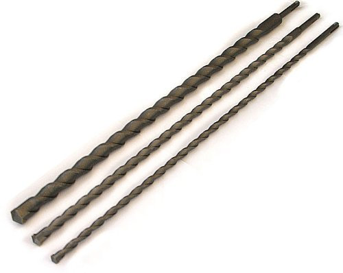Toolzone 3pc Long SDS Plus Drills - 12mm, 16mm, 24mm - 1000mm