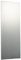120 x 45cm Plain Frameless Rectangle Bathroom Mirror with Chrome Effect Metal Spring Loaded Wall Hanging Fixing Clips
