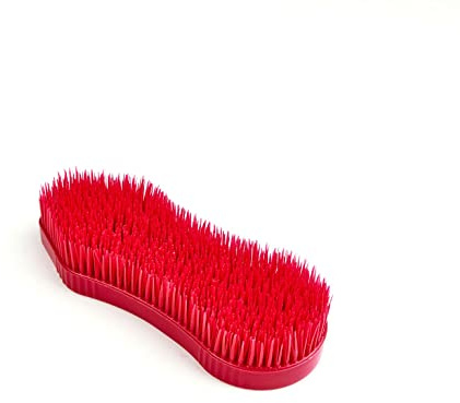 Shires Equestrian Ezi-Groom Detangler Brush (Red)