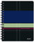 Leitz 44560000 Executive Collegeblock A5 kariert, spiralgebunden mit PP Einband Mehrfarbig