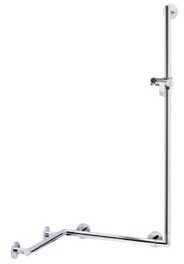 Keuco 34908014411 Duschhandlauf Plan Care mit Brausestange re/li,verchromt,597/680/1265 mm