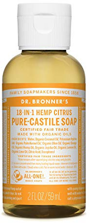 Dr. Bronner's Bio Citrus Pure-Castile Flüssigseife, 59 ml