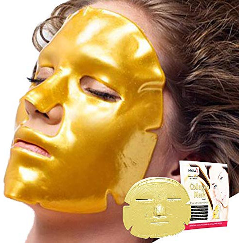 40 x New Infinitive Beauty Crystal 24K Gold Powder Gel Collagen Face Mask Masks Sheet Patch, Anti Ageing Aging, Skincare, Anti Wrinkle,