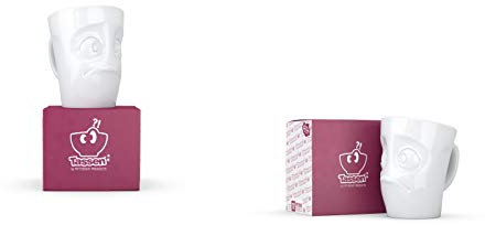 FIFTYEIGHT PRODUCTS TV Tassen Henkelbecher Henkeltasse Verdutzt je 350ml; 2er Set