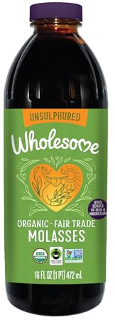Wholesome Sweeteners, Blackstrap Molasses, 16 oz
