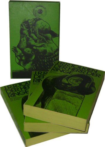 Der Herr der Ringe (Übersetzung Carroux und grüner Buchschnitt) (Die Gefährten - Die zwei Türme - Die Rückkehr des Königs)