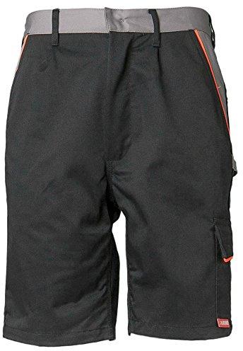 Planam Größe XXXL Herren Visline Shorts schwarz orange Zink Modell 2471