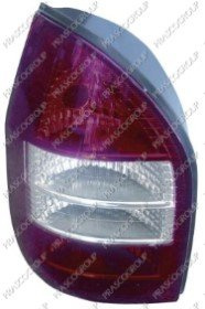 Prasco-OP7154164-RUECKLEUCHTE LINKS-OHNE FASSUNG-ROT-WEISS