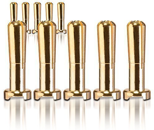 partCore Gold Contact Connector Heavy Duty Angle Plug 4.0 mm 10 Pcs