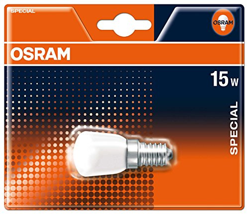 Osram Lamp E14 Special T/15 W Fridge Lamp Machines/2700 K Warmweib/Dimmable Matt