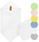 Arus Baby-Kapuzenhandtuch-Set aus Bio-Baumwolle mit 2 Baby-Waschlappen, Weiß, 75 X 75 cm