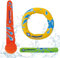 Schildkröt Neoprene Diving Set (3-teilig, je 1 Ring, Stick, Ball), 970217, Mehrfarbig, M