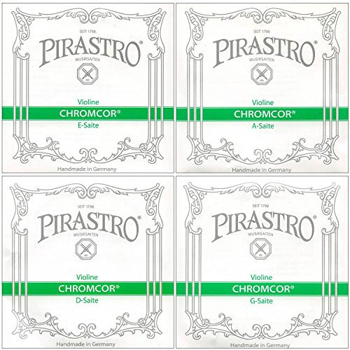 Pirastro Chromcor 1/2-3/4 Violinensaiten-Set, mittlere Stärke mit Kugelende E