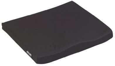 Drive Medical 14887 Molded Foam General Use Wheelchair Cushion, Black