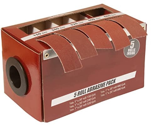 Peachtree Woodworking Turners Abrasive Rolls Asst Grits By Pw7036