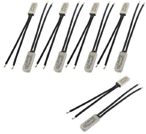 sourcing map 10 Stk Bimetal Temperatur Kontrolle Schalter Thermostat 45C N.O TLRS9700